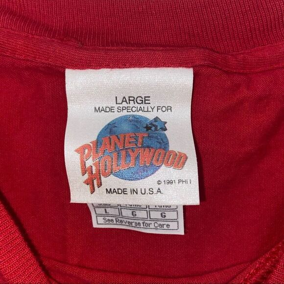 Planet Hollywood - San Antonio graphic t-shirt - vintage - Picture 3 of 5